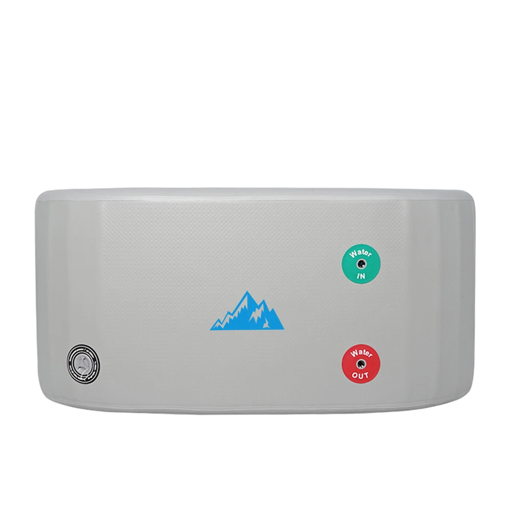 double layers seals military-grade pvc 150cm 180cm inflatable cold plunge ice bath tub therapy recovery pod for athletes