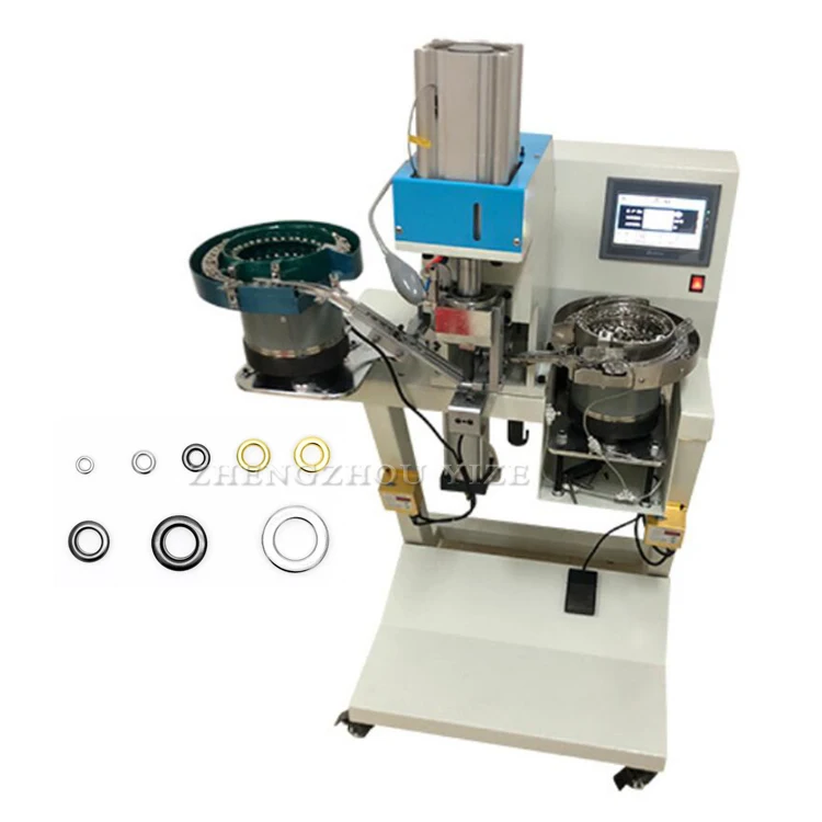 Automatic Metal Jeans Eyelet Button Punch Attaching Pressing Machine Fully Auto Plastic Snap Button Fastener Fastening Machine