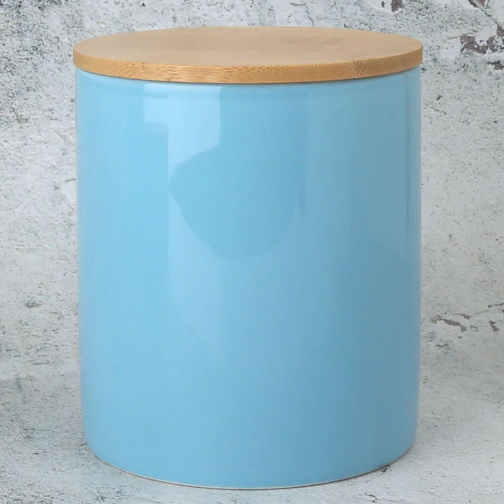 48oz Ceramic Porcelain Dolomite Custom Design Coffee Bean Canister Jar Container Storage Sets