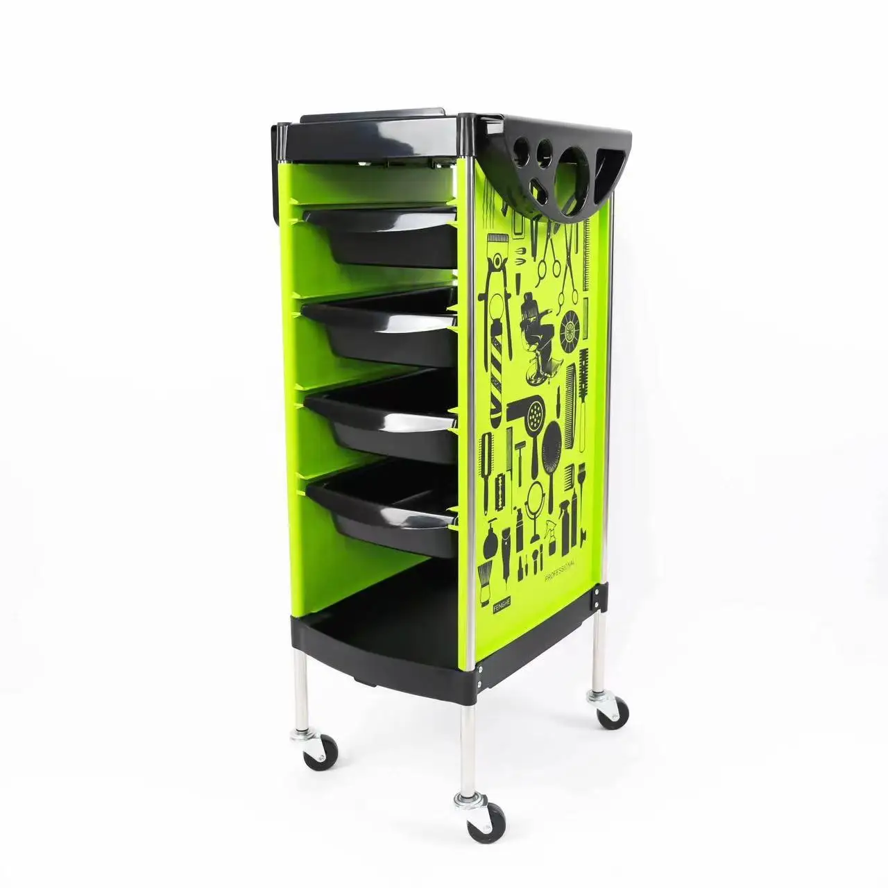 Diant World Pride Hair Salon Trolley Storage Tray Cart Home Spa Hairdressing Trolley for Hair Salon Barber Shop