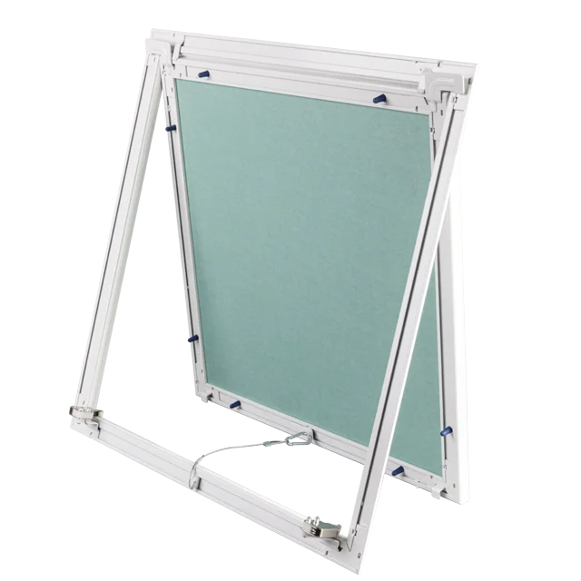 400*400mm 600*600mm Fireproof Push Lock Air Conditioner Aluminum Plain Gypsum Board Access Panel Ceiling Manhole Inspection Door