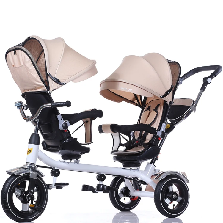 China Factory Twin Baby Tricycle / Kids Double Seat Tricycle / Two Seats Baby Tricycle Wholesale