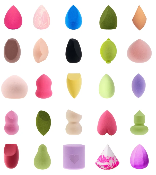 Private label wholesale marshmallow blender sponge custom latex free beauty makeup sponge With packaging logo