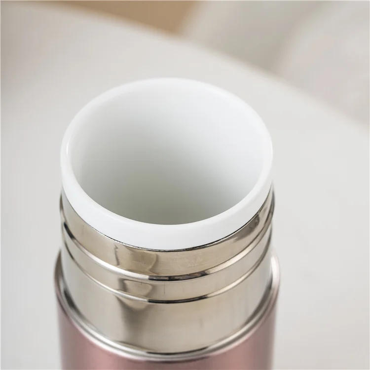 Custom Logo Porcelain Inner 300ML Business Wholesale Thermos Stainless Steel Thermos Vacuum Bottle