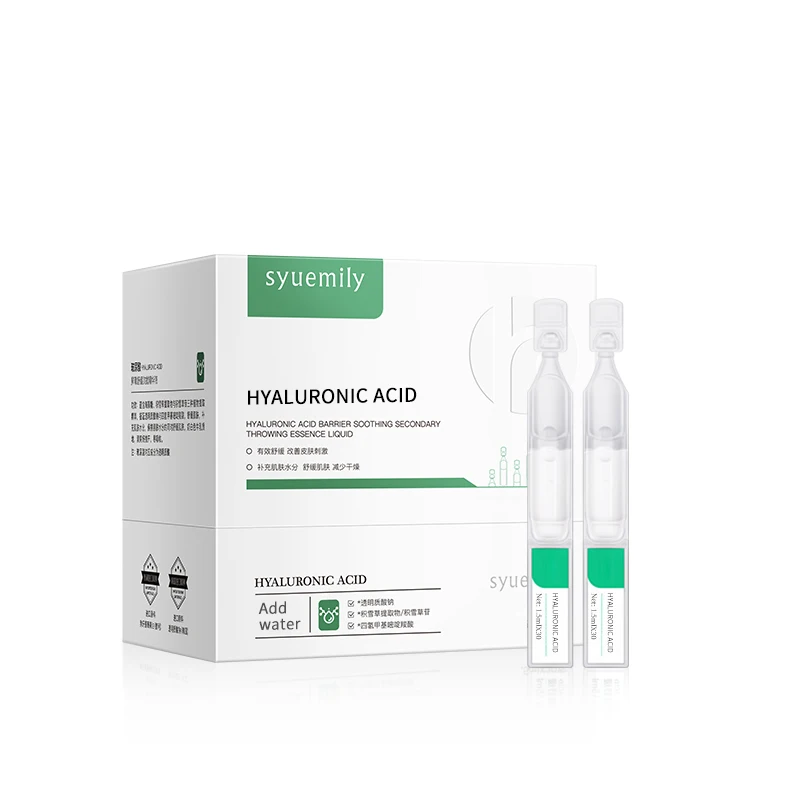 Skin Care Brightening Repairing Ampoule Serum Anti Aging Ampoule Serum Small Molecele Hyaluronic Acid Ampoule Serum