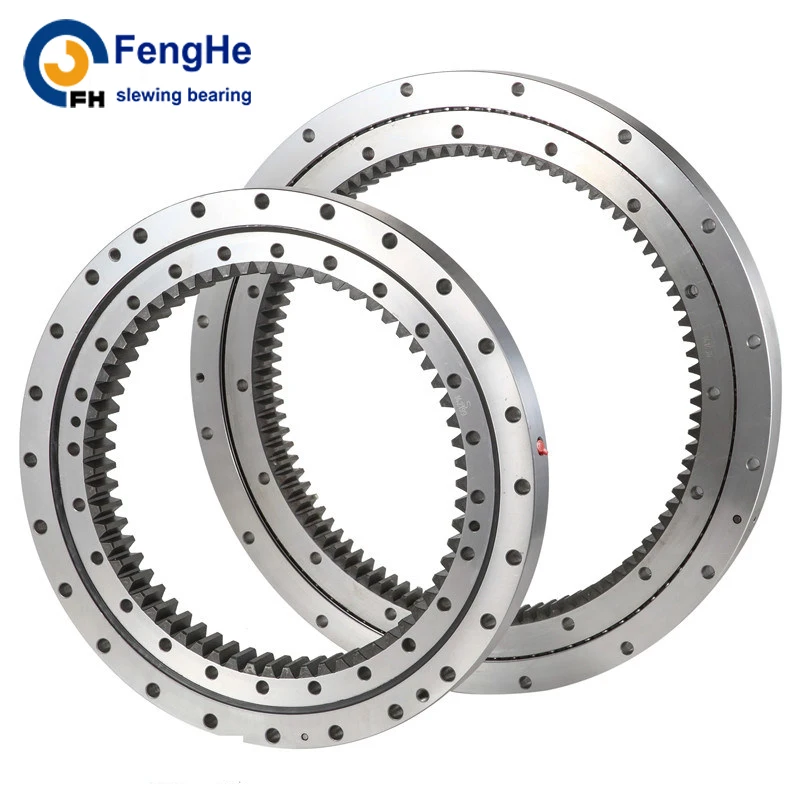 Quenching and Tempering tooth Slewing ring bearing for Large Diameter Trust Bearings with helical gear