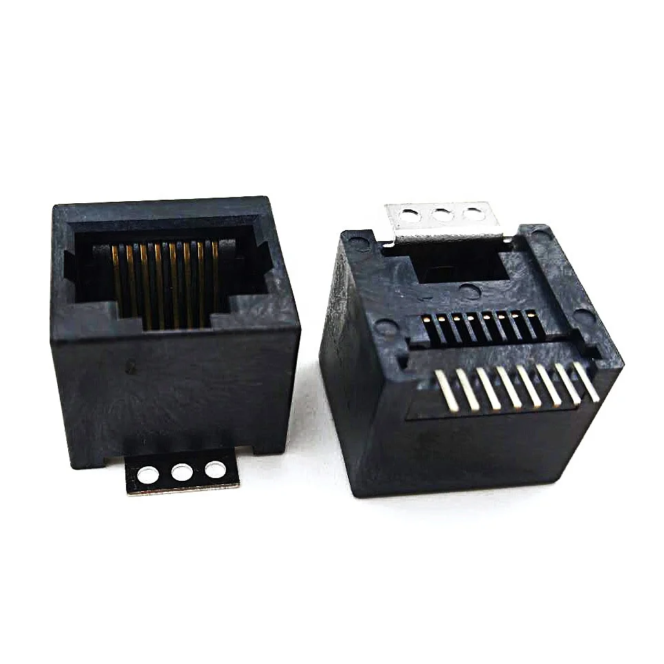  RJ45 SMT 5222 гнездовой разъем 8P8C вертикальный