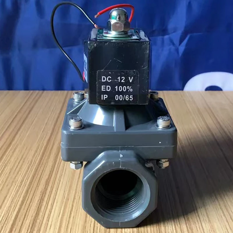 DN25 12Vdc 1inch Normally Closed upvc air steam diaphragm Water solenoid valve  Fountain Solenoid Valve With energy saving