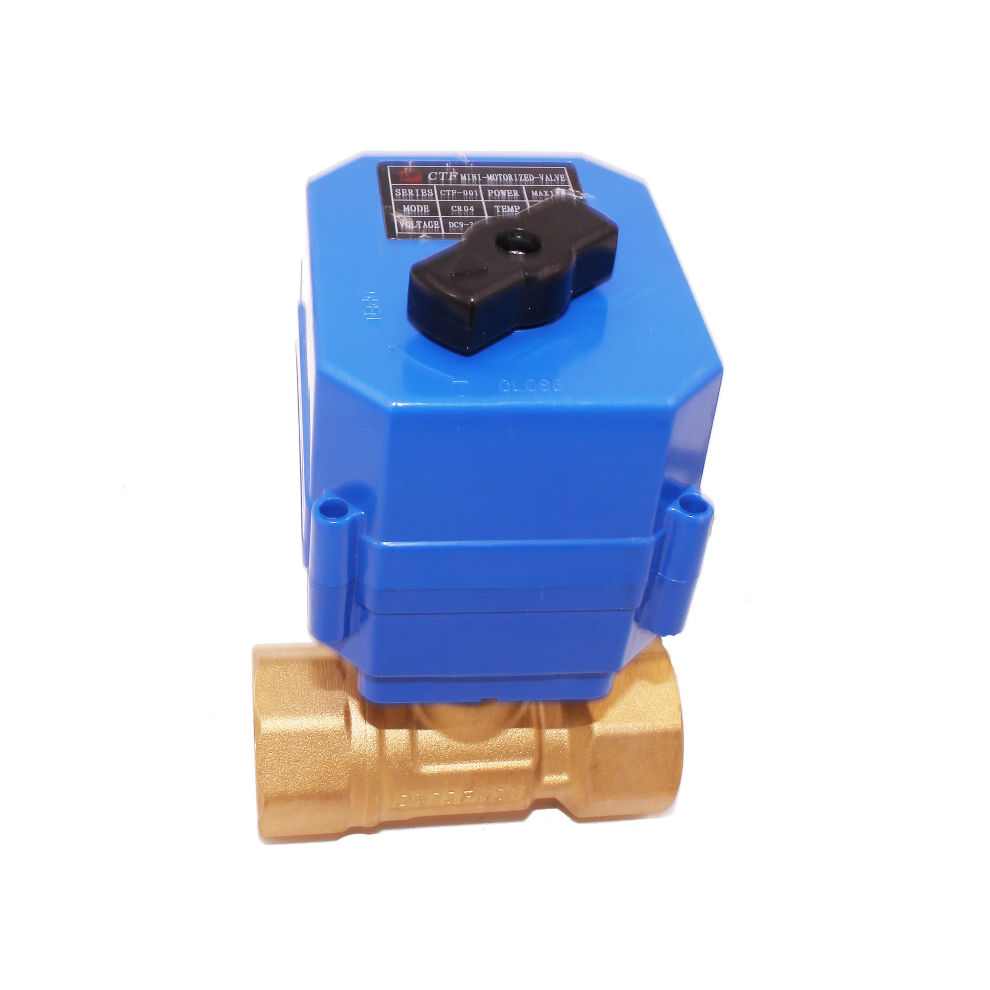 Solid 1' DN15 DN 20 DN25 DN32 DN40 DN50 UPVC SS BRASS 2 way 3 way motorized actuator ball valve