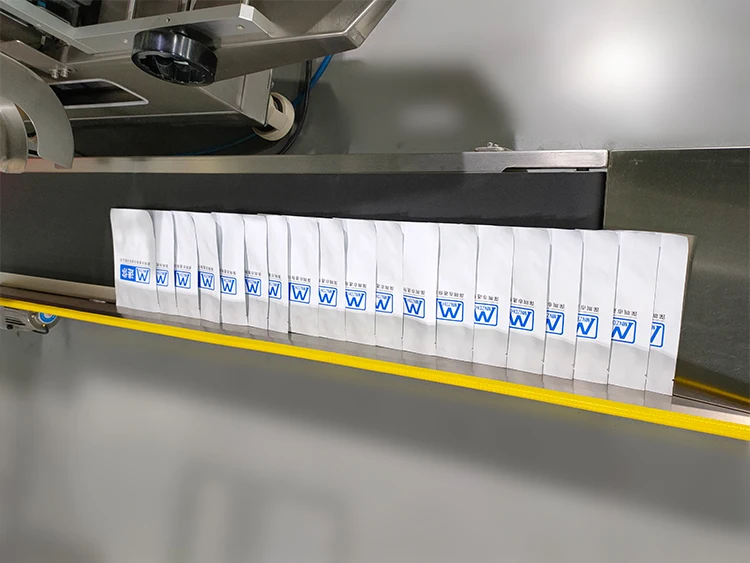 Automatic cutting, folding, and bagging machine for gauze folding machine 4 side sealing packing machine