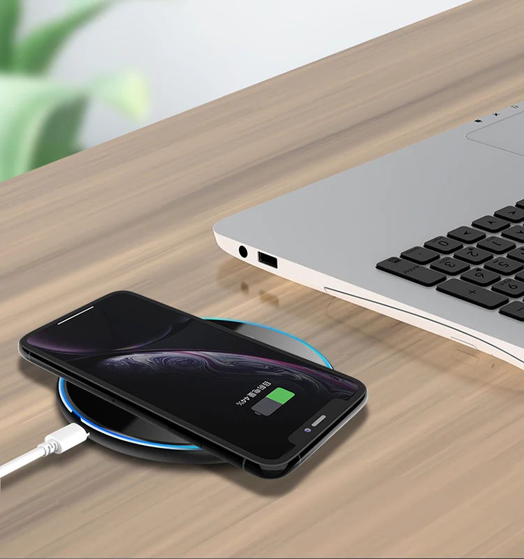  Универсальное 10 Вт зарядное устройство для смартфона iPhone Samsung Xiaomi Быстрая Зарядка Qi