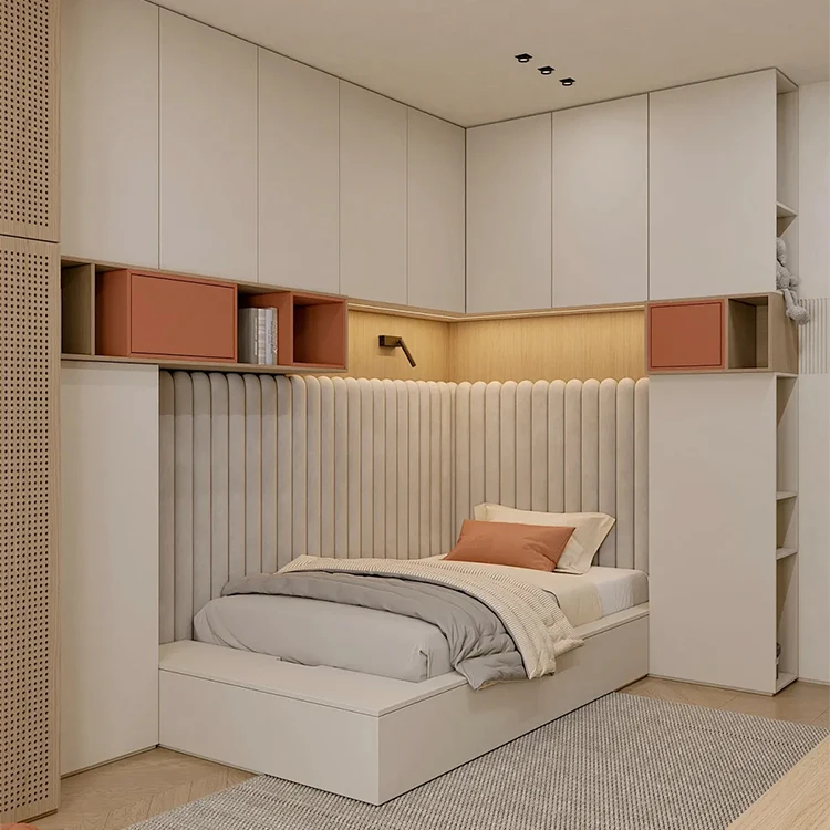 Single Bed King Size Frame Wood Sale Natural Wooden Bed For Boys