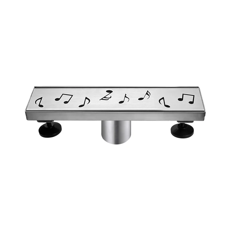 Hot sale 12-59 Inch SUS304 Stainless Steel Rectangle Bathroom Long Linear Floor Drain