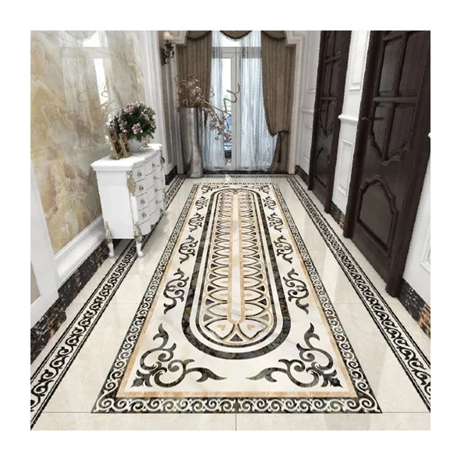 Marble Granite Stone Water Jet Marble Medallion, Pattern Medallion Floor Files For HongKong Project