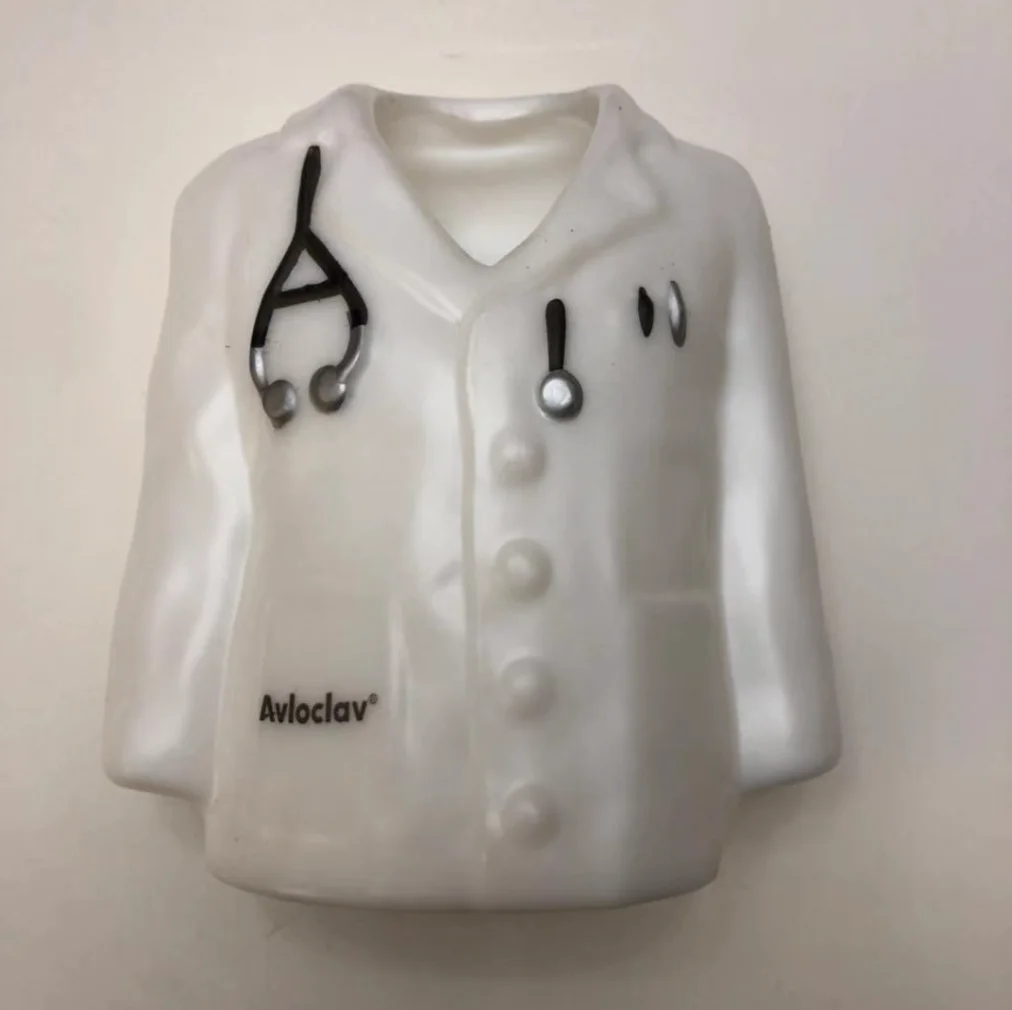Advertising Medical Gifts Giveaways Promotion Custom Logo Doctor Overall Shape Pen Holder
