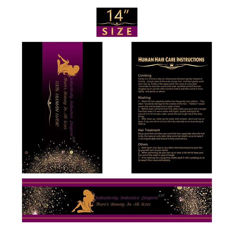 
Customized Private Label Hair Tags And Wraps For Bundles Packaging, Silky Satin Bags With Tassels Custom Logo Human Hair 