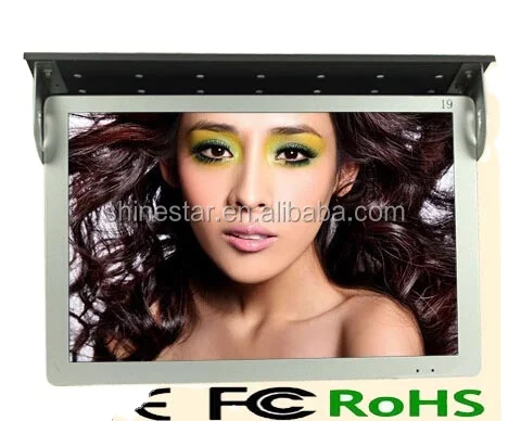 Металлический каркас 24 дюйма автомобильный автобус TFT светодиодная рекламная вывеска ТВ
