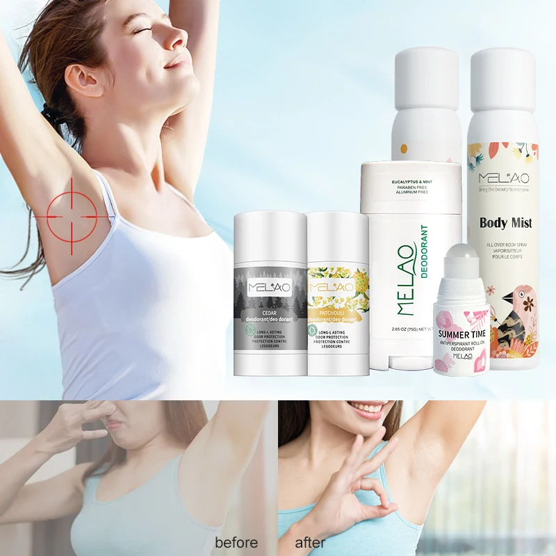 Nice Smell Solid Deodorant Stick Deodor Woman Low MOQ Antiperspirant Anti Sweat Armpit Aluminum Free Roll On For Men Women