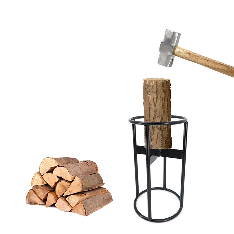 Портативная дровяная процессор Дровокол и пила с се руководство не чугунная ног молоток без топора дровокольный станок