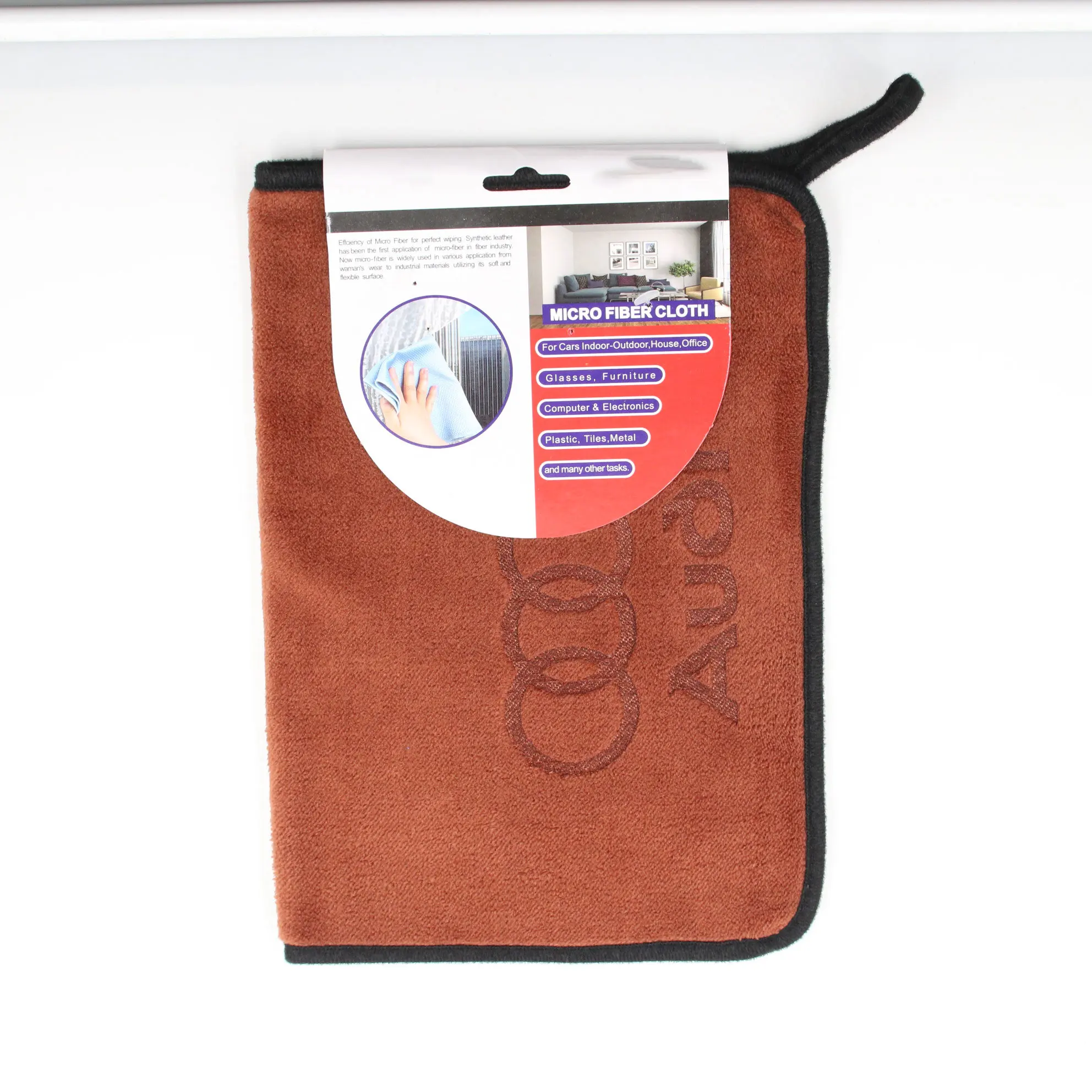 high quality free shipping custom color microfiber towel car care towel embroidered microfiber for car