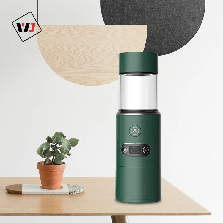 2021 Smart Electric 4-in One Multi-function Heated Coffee Cup Warmer and Mixing Travel Cup Minimalist