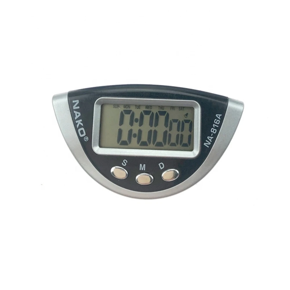 hot selling mini small cheap digital promotional gifting decorations dashboard car clock  816