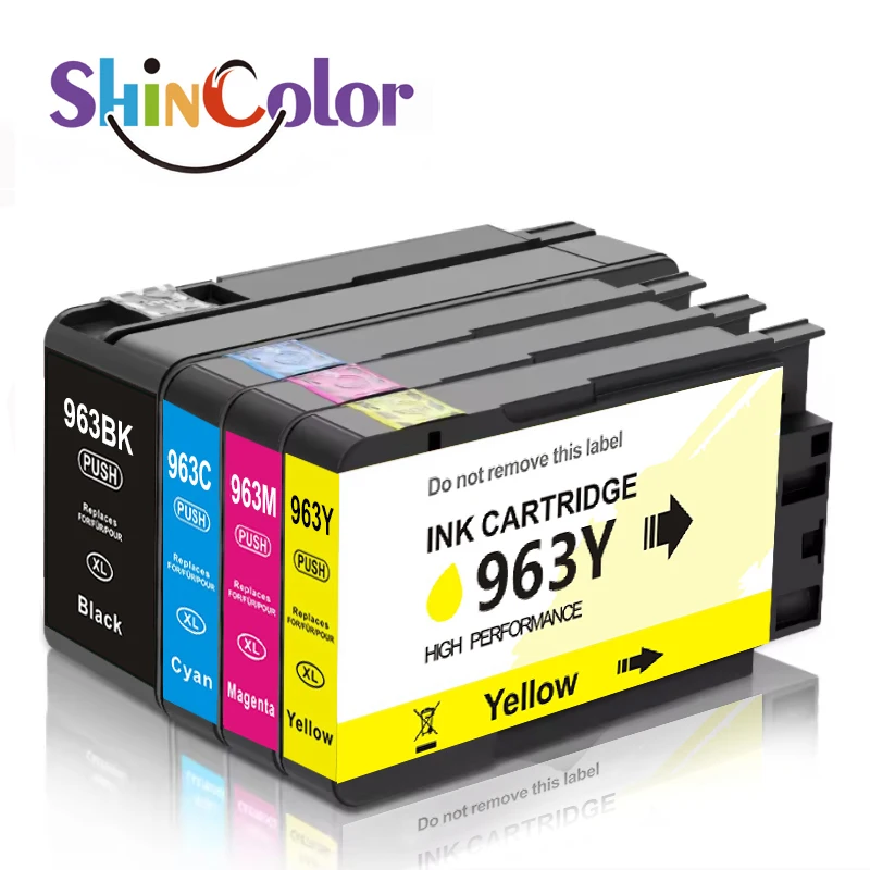 ShinColor 963XL 967XL Премиум совместимый цветной струйный картридж для HP963 HP OfficeJet Pro 9010 9015 принтера