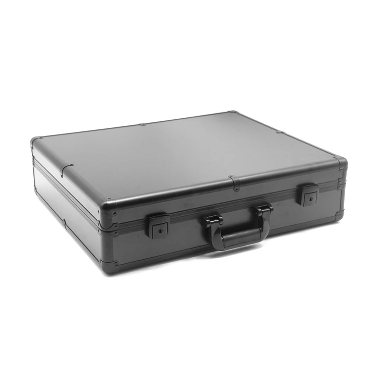 OEM Ningbo Factory Hard Shell Aluminum Briefcase with Customized Foam Document Bag and Logo Printing