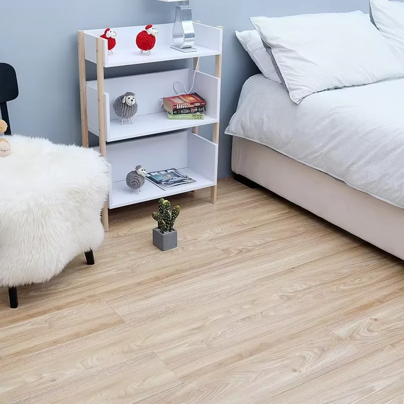 Self-Adhesive SPC Car Flooring Plank Mat Wear-Resistant Wooden Grain Vinyl Transparent Red Brick Tile Cover