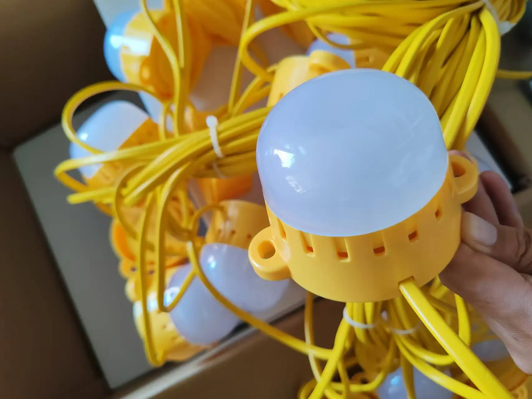 Linkable LED Festoon Kit 110 Volt String Light with 16A plug and coupler