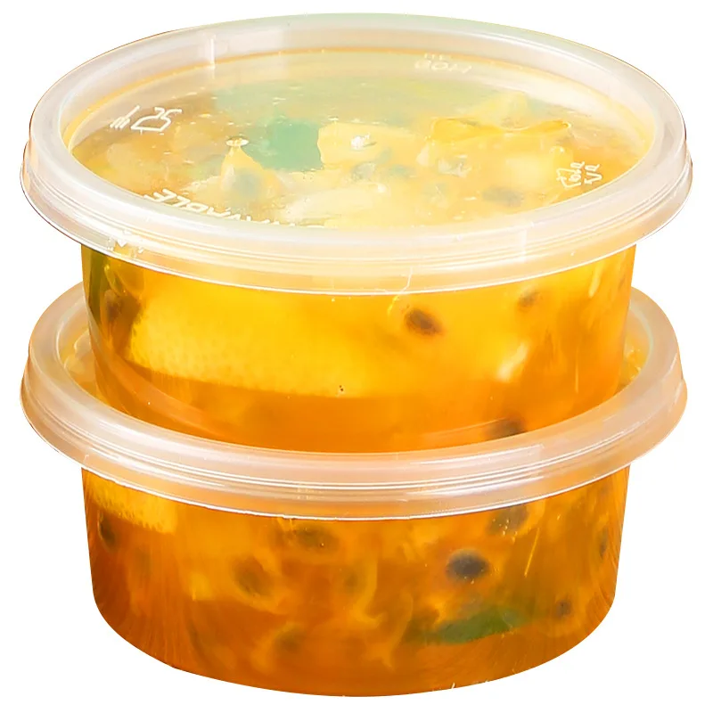 China Factory Food Packaging Disposable PP Plastic Container 1 oz 2oz 3oz 4oz 5oz Sauce Cup with Lid