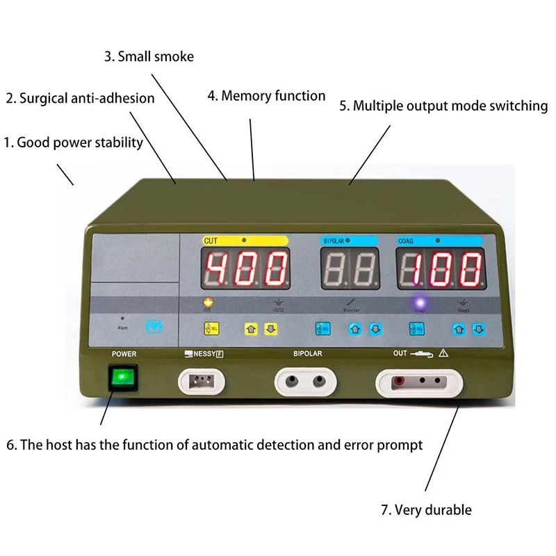Medical Surgical Cautery Machine Electrosurgical Unit Veterinary Machine Radiofrequency Electrosurgical Unit