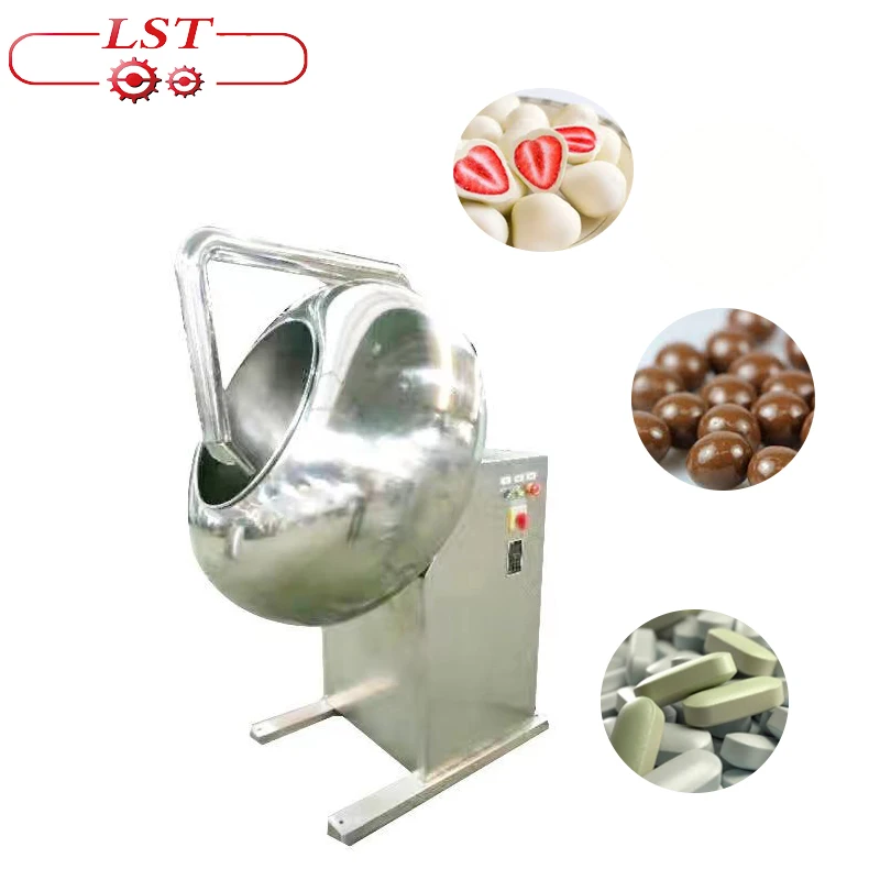 New Innovation Production Nuts Peanuts chocolate coating pan machine for chocolate coating