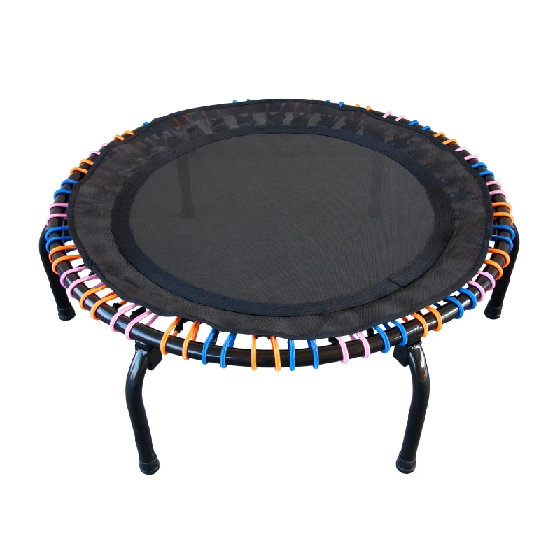 40inch Round Exercise Cama Elastica Gym Fitness Trampoline Without Handle for Adults Workout Springless Trampoline