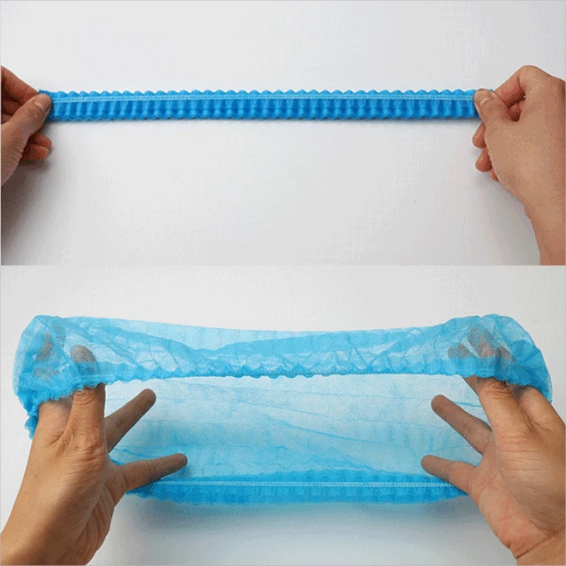 disposable clip caps factory price with high quality colorful non-woven mob cap single/double