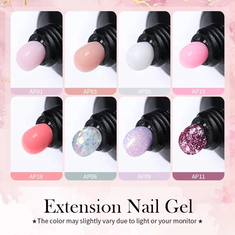 BORN PRETTY OEM Acrylic Extension Solid Builder Nail Gel Private Label Custom Logo No Burn Acryl Poly Gel Nails in Tube