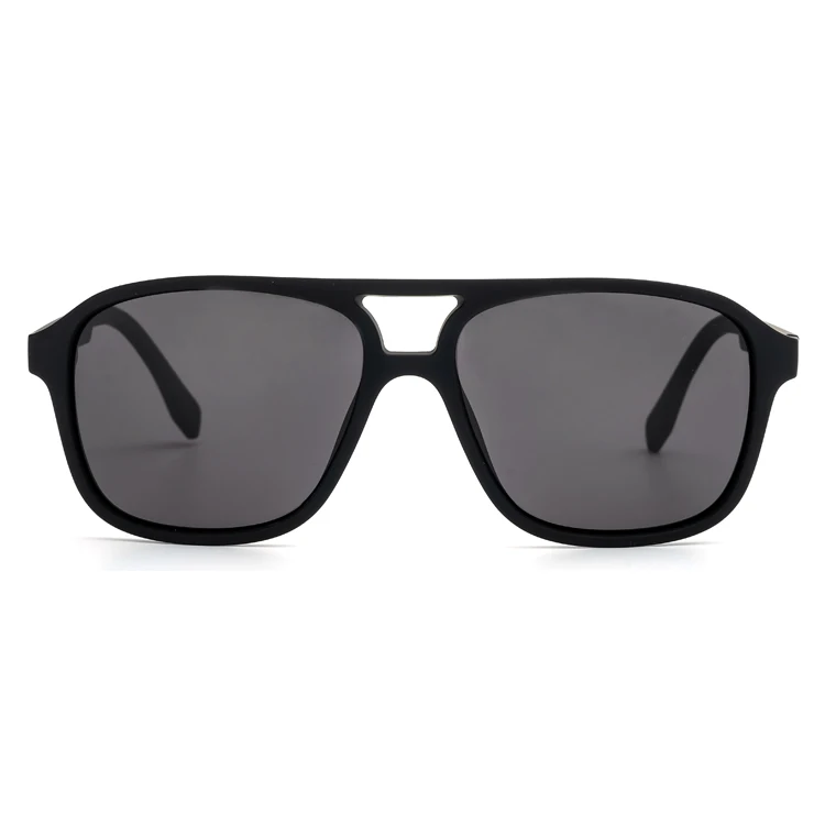 Hot Sale Unisex Fashionable Double Bridge TR 90 Sunglasses lenses 2021 Polarized Sunglasses