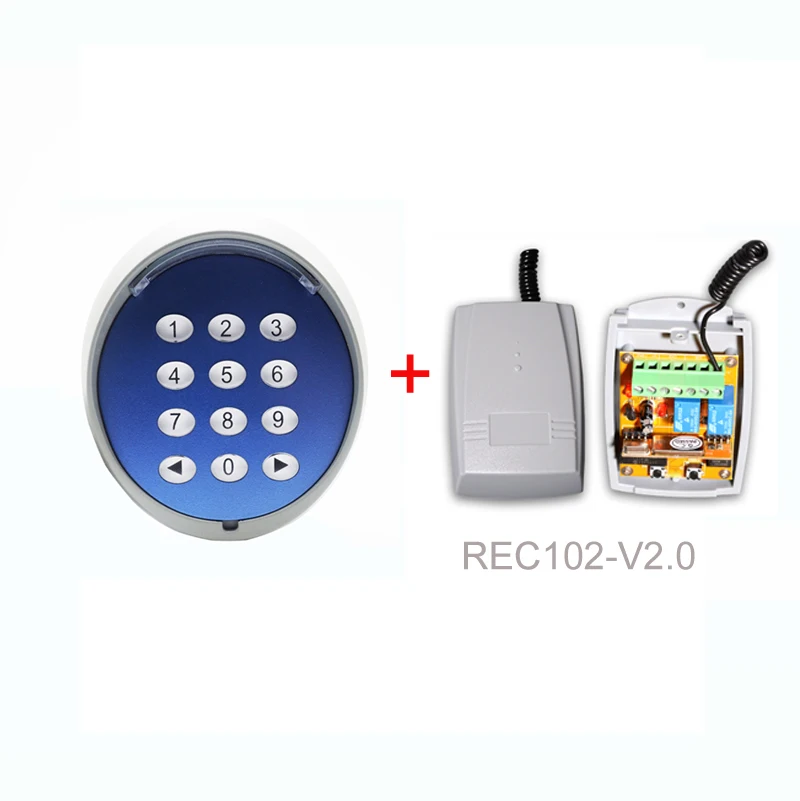 Wireless Keypad for Gate Opener Keypad 433mhz rolling code