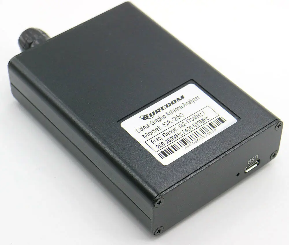 NEW MODEL SURECOM SA250 Full Band VHF/UHF Color Graphic Antenna Analyzer