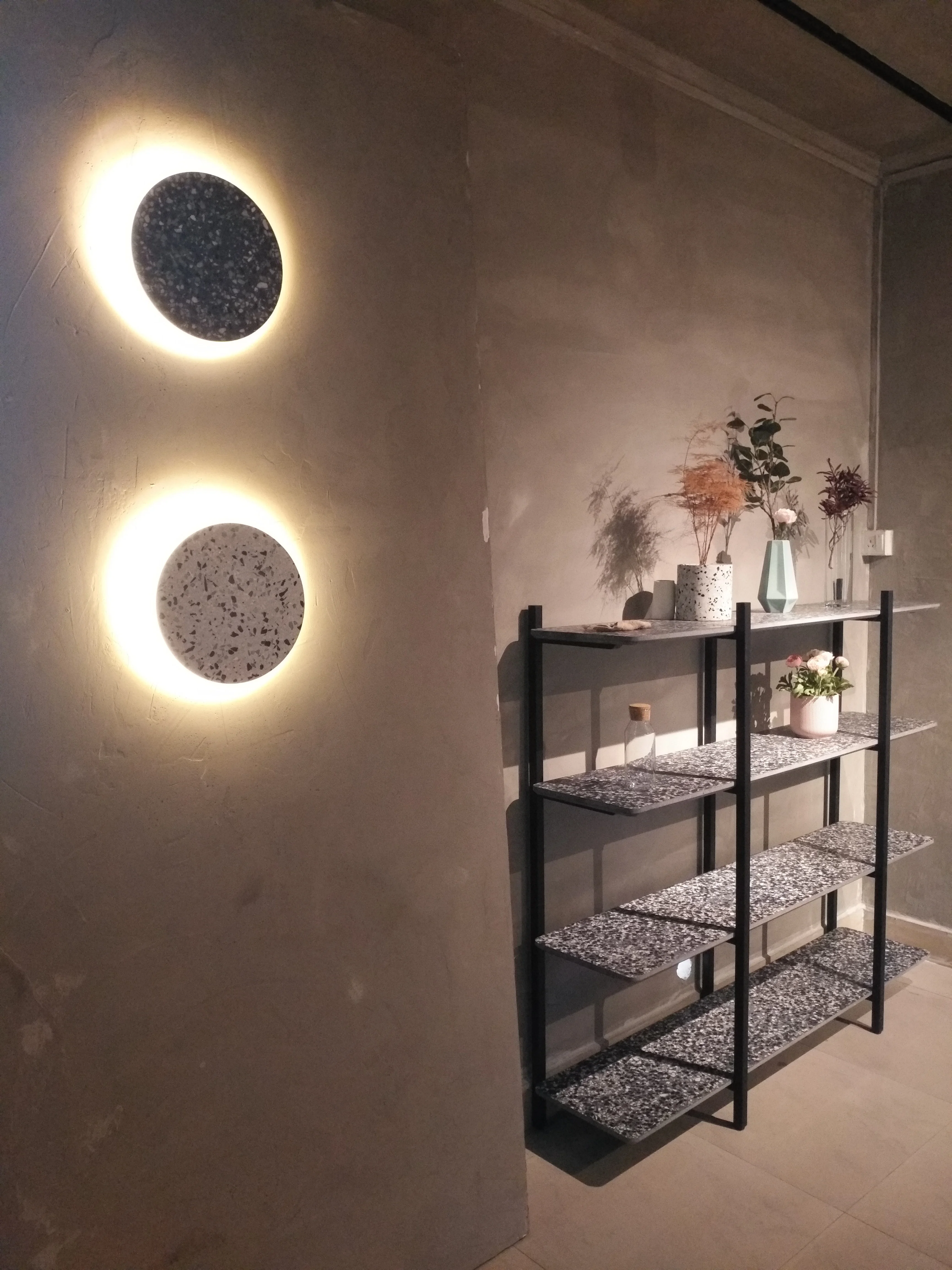 
BENTU PIN modern terrazzo led wall light interior wall lamp for bedroom staircase outdoor ambient light 