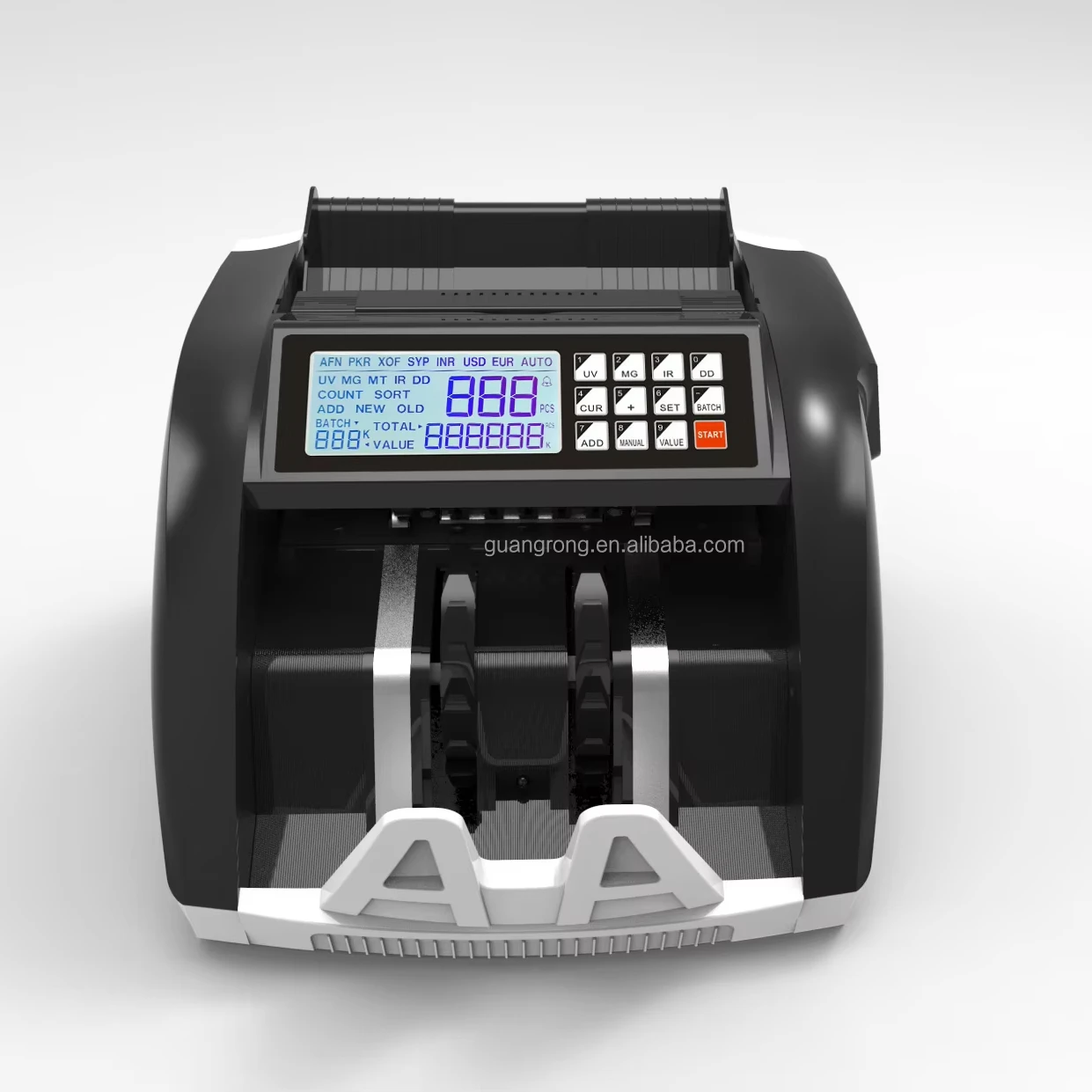 Multi Currency money counting money machine cash counting machine for bank GR-5800D2 UV/MG