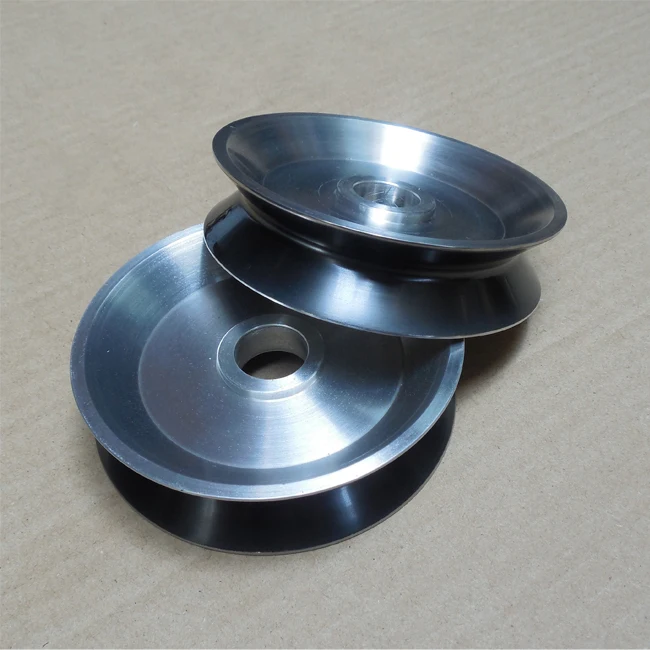 65*17 Hvof Coating Ceramic Small Pulleys With 6201 Bearing