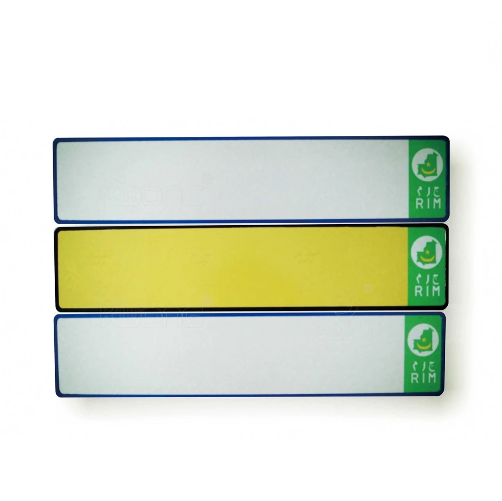 Euro Blank Aluminum Blank Wholesale License Plates with Reflective Film