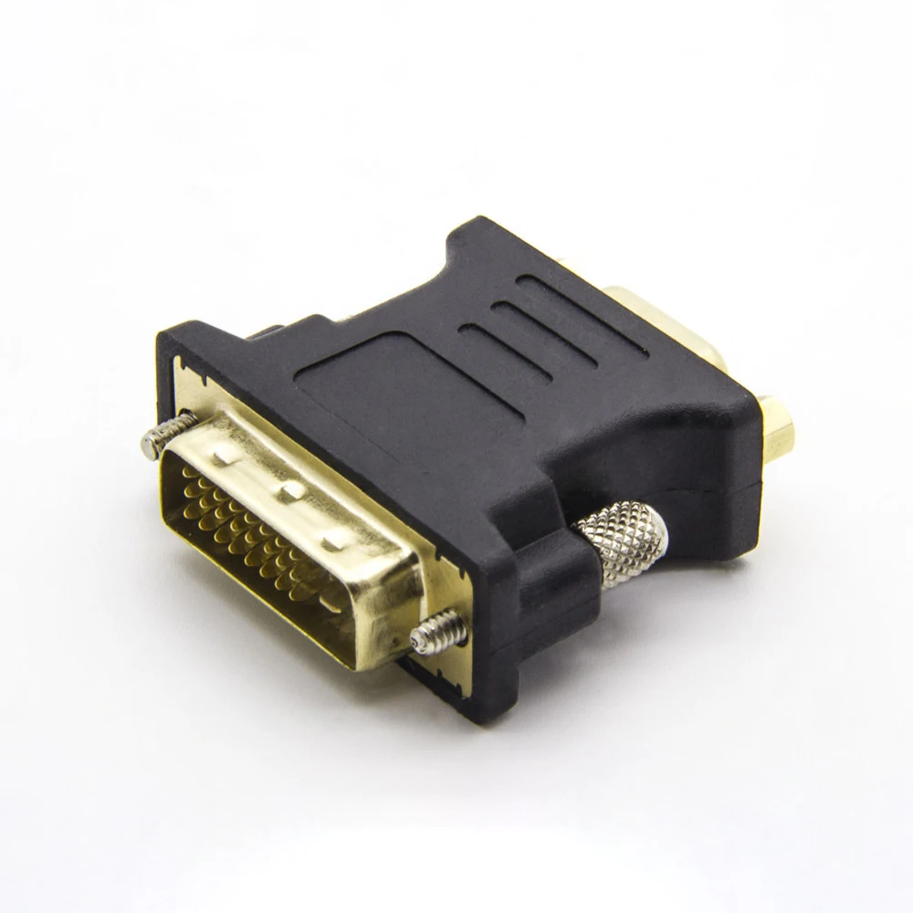 Hot selling 24+5 19 Pin (Dual Link)  DVI To VGA Adapter Video Computer Monitor Adapter
