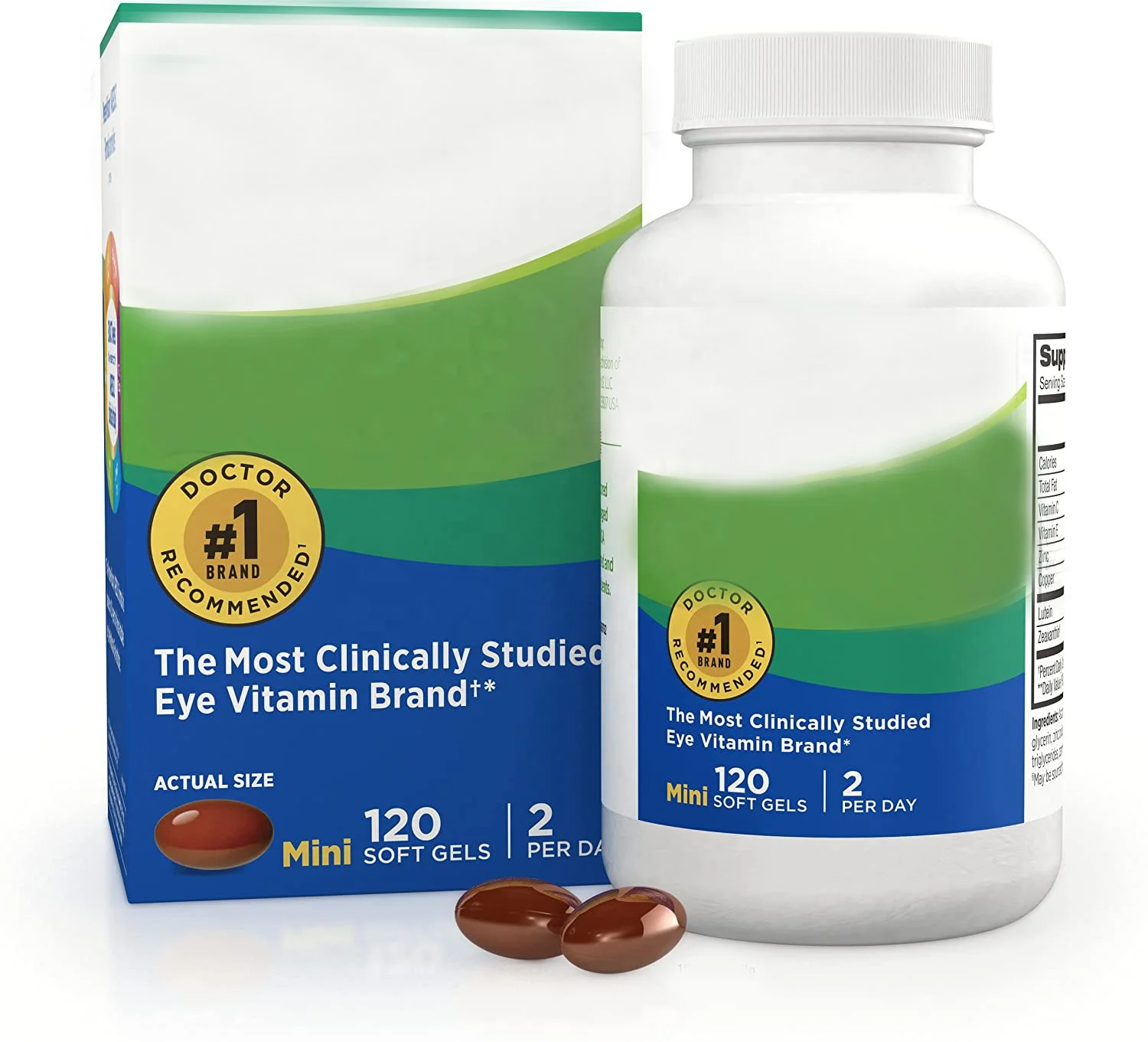 Standardized eye vision capsule Lutein and Zeaxanthin softgel Vision gain soft capsules