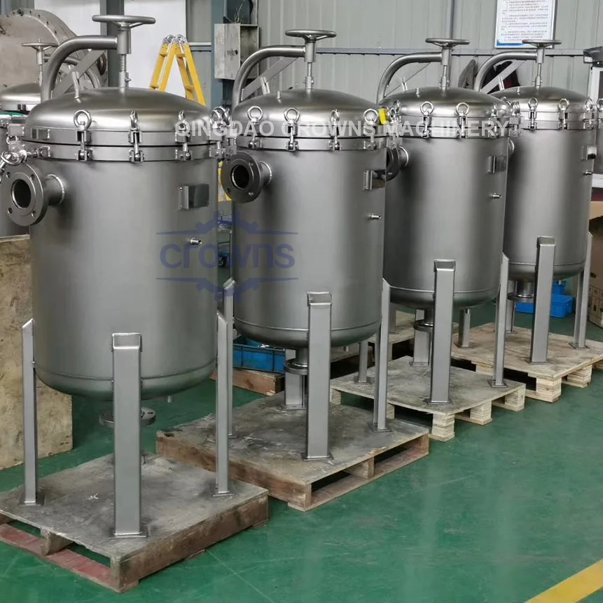 Economical Stainless Steel Bag Filter Unit Multi-Bag Filter Housing Industrial Water Filtration Equipment