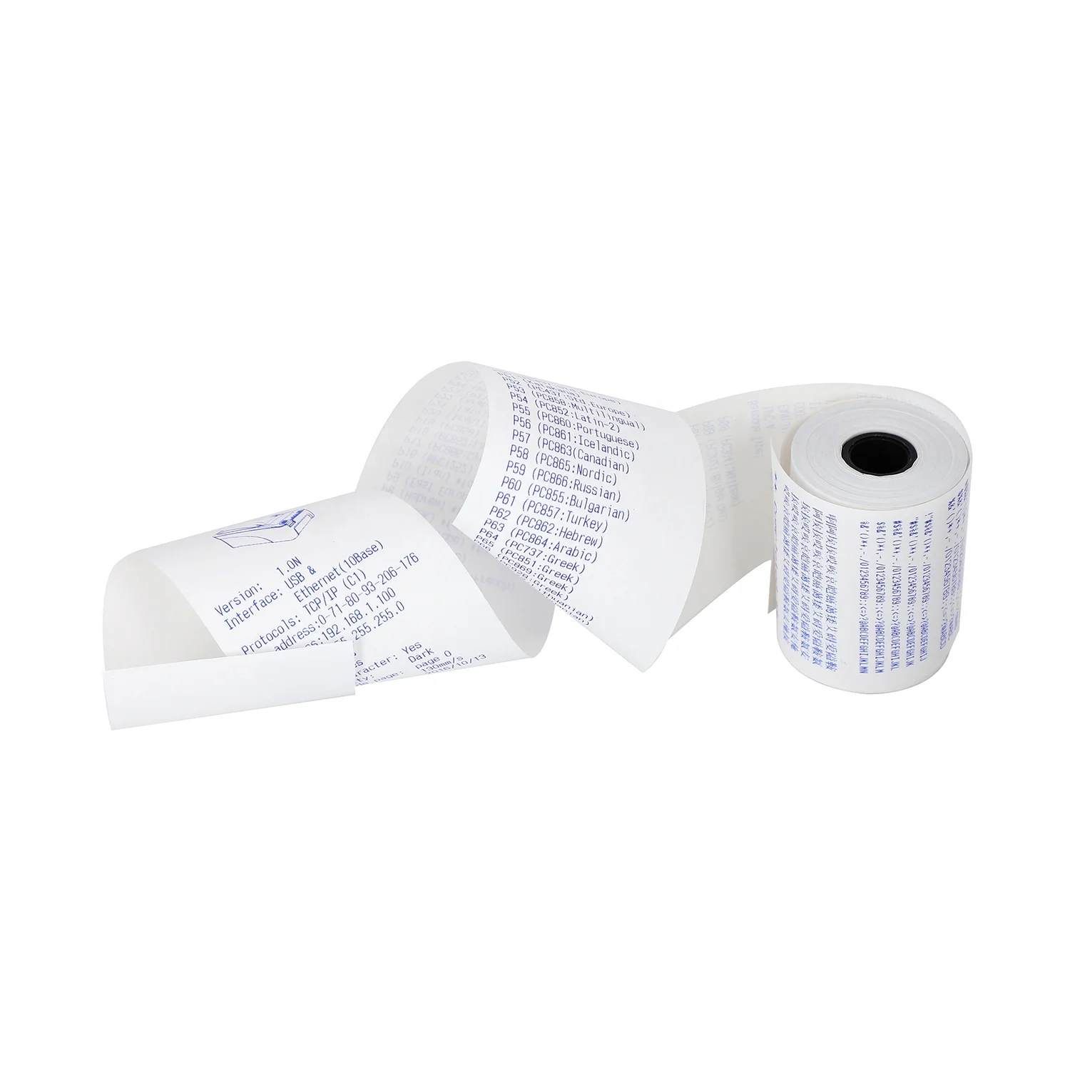 FOCUS Brand TOP-grade 100% Wood Pulp Black Image Good Whiteness Thermal Paper Jumbo Roll
