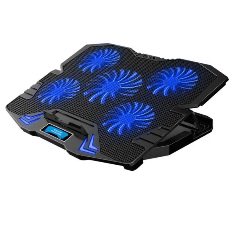 ICE COOREL Gaming Lap top Cooler 5 Fan LCD Display  2 USB Port Laptops Cooling Pad