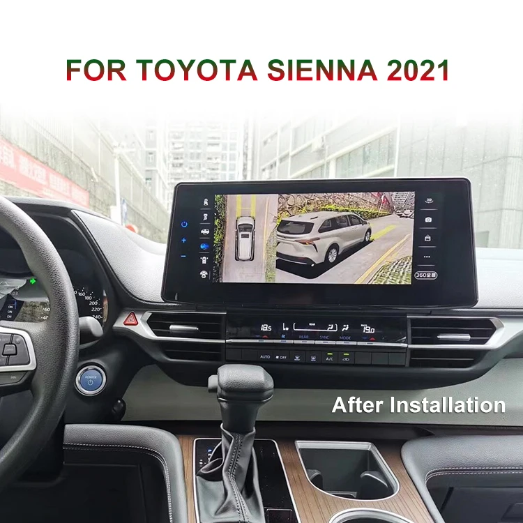 Wholesale 12.3 Inch 8 Core 4G LTE BT Carplay Android Touch Screen GPS DSP Multimedia Player For Toyota Sienna 2021 Car Radio