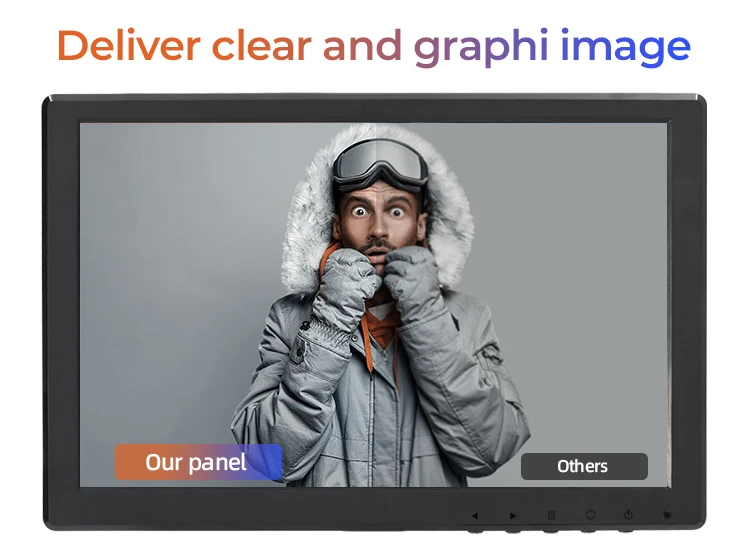 Hot selling ips panel full hd 10.1 inch lcd led touch screen monitor